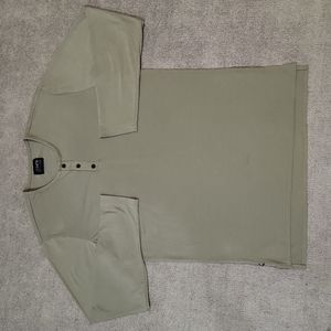 Cuts Split Hem Henley